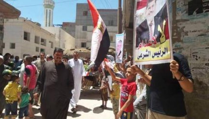 وقفة لثور قرية دقهلة بدمياط تطالب بالقصاص للشهداء والافراج عن القتيات