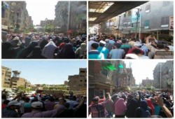 حشود ثوار إمبابة تحشد لذكرى نكسة 6/30 وخيانة السيسى للرئيس محمد مرسى