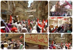 مسيرة وانتفاضة حاشدة لثوار العجمي بالإسكندرية