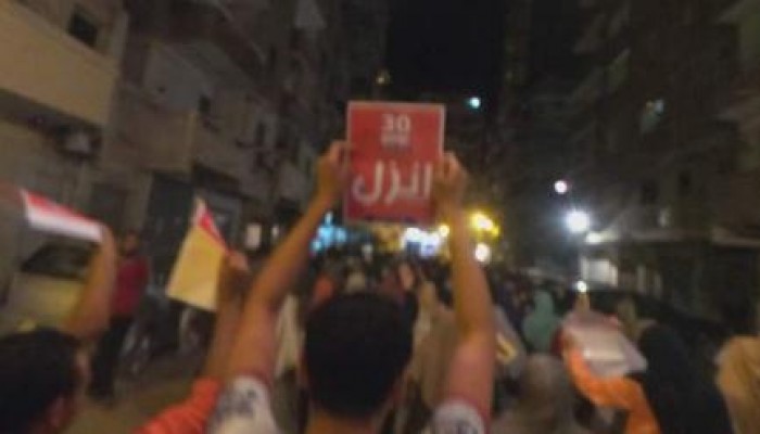 الإسكندرية: الآلاف ينتفضون في العصافرة تنديدا بحكم العسكر