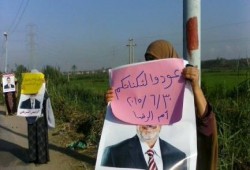 بالصور .. سلسلة بشرية لثوار أم الرضا بدمياط ضمن فعاليات #نكسة_30يونية