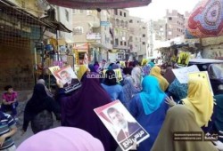 حرائر كردسة لا يعرفن الخوف ويتظاهرن ضد الانقلاب في ذكرى نكسة 30 يونيو