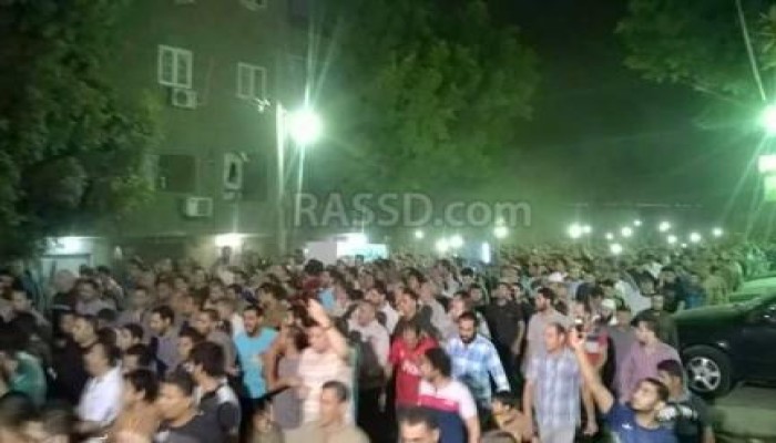 حشود مهولة في جنازة الشهيد ناصر الحافي (صور)