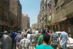بالصور .. ثوار المطرية يتحدون امن الانقلاب وينظمون فاعلية حاشدة انطلقت من مسجد النور