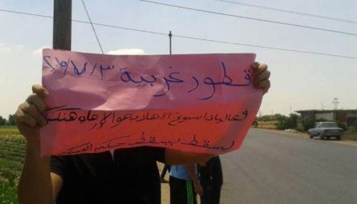 بالصور .. الغربية : ثوار قطور ينظمون فاعلية في الذكرى الثانية للانقلاب