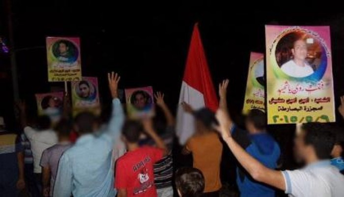 مسيرة حاشدة لثوار البصارطة بدمياط