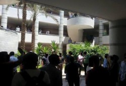 طلاب ضد الانقلاب يتظاهروا لرفض الحكم العسكرى بالشرقية