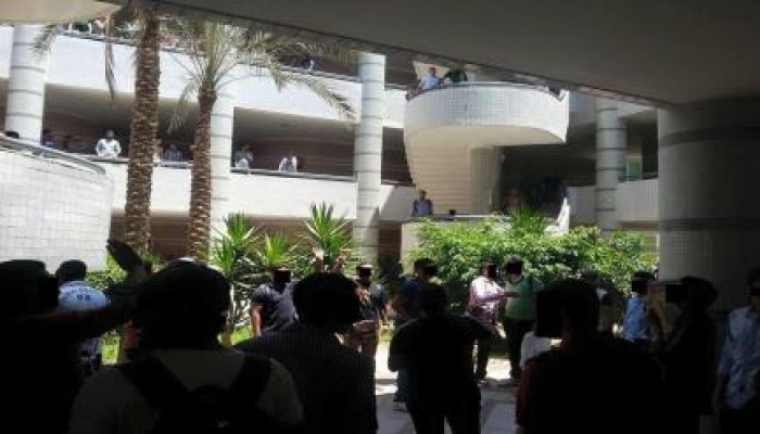 طلاب ضد الانقلاب يتظاهروا لرفض الحكم العسكرى بالشرقية