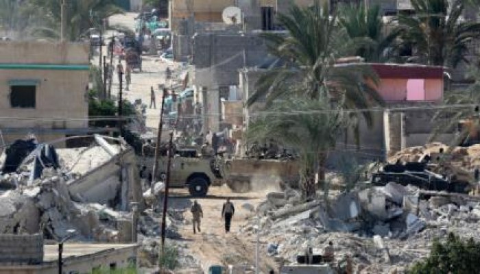 هروب جماعى لأهالى "الشيخ زويد" من جحيم ميليشيات الانقلاب