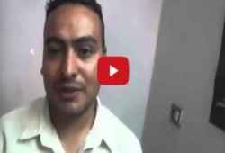 شاب يتهم حكومة الانقلاب بسرقة مشروعه ( فيديو وصور )