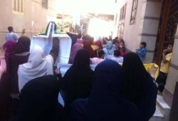 مسيرة حاشدة لطلاب ضد الانقلاب بدقهلة دمياط