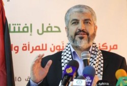 مشعل: إسرائيل طلبت إفراجنا عن أسيرين وجثتين