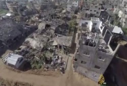 غزة .. بعد عام من الحرب "تقرير بعين الكاميرا الطائرة"
