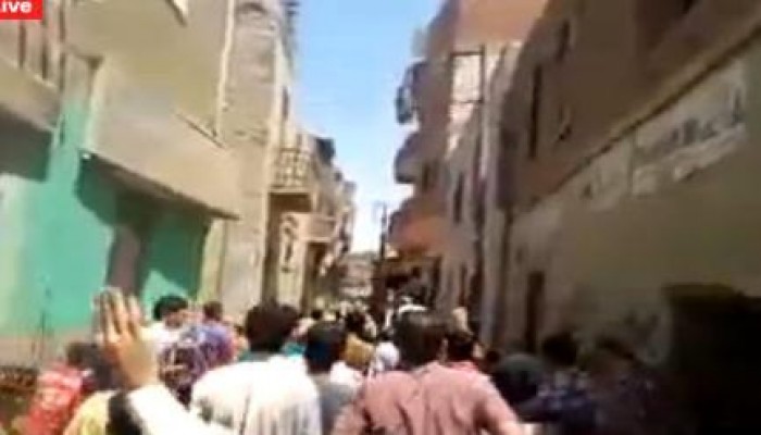 ثوار بنى سويف ينتفضون رفضا لجرائم العسكر