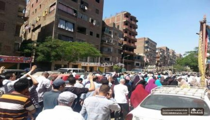 حشود هادرة من ثوار امبابة والمهندسين : ثورتنا السلمية قادرة على كسر انقلاب العسكر