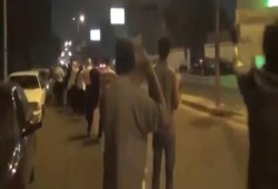 مسيرة ليلية مناهضة للانقلاب العسكري بمصر القديمة