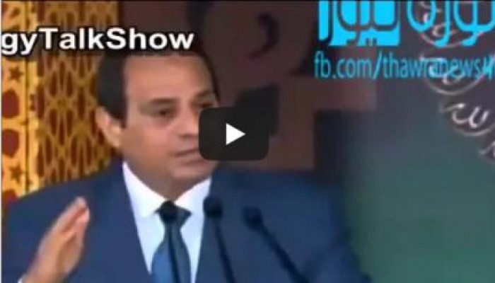 بالفيديو..السيسي يعترض علي عذاب يوم القيامة