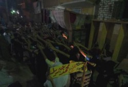 بنى سويف: اولترس مصر سياسي يشعل حماس الثوار بالميمون