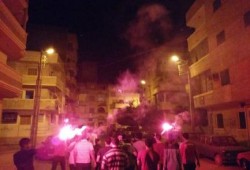 البحيرة: شباب ضد الانقلاب تنتفض فى مسيرة ليلية بدمنهور