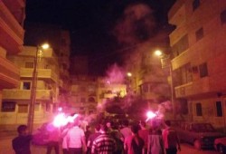 البحيرة: شباب ضد الانقلاب تنتفض فى مسيرة ليلية بدمنهور