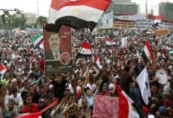 بالفيديو.. مسيرات بشبيش وبئر العبد ونبروه تهنئ الرئيس بعيد الفطر