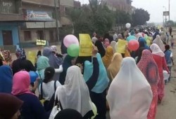 ثوار المنوفية والقليوبية ينددون بجرائم العسكر فى "عيدكم ثورة"