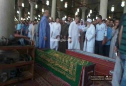 تشييع جثامين شهيدين من شهداء الجيزة