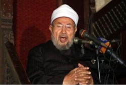 القرضاوي يدعو مهنئيه بالعيد للدعاء على السيسي والأسد والحوثي