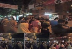 بني سويف تؤدي صلاة الغائب على الشهداء وتدعو على القتلة