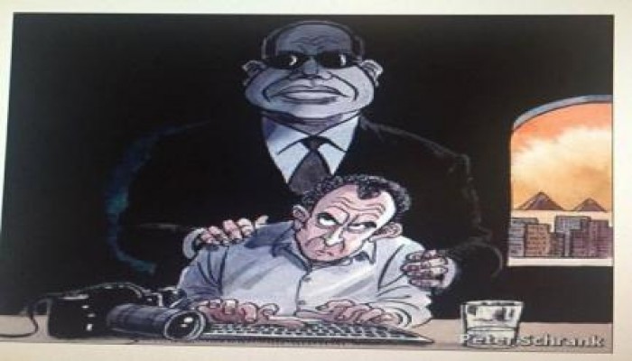 كاريكاتير الإيكونوميست يصور السيسي شيطانًا