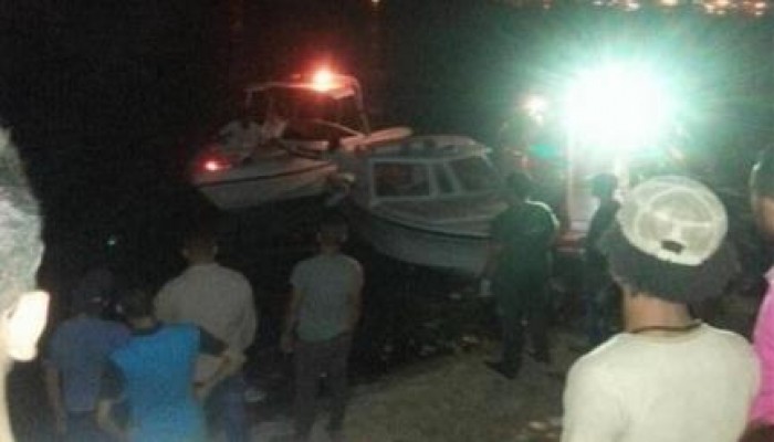 ننشر اللحظات الأولى لاستخراج مركب الوراق الغارق (فيديو)