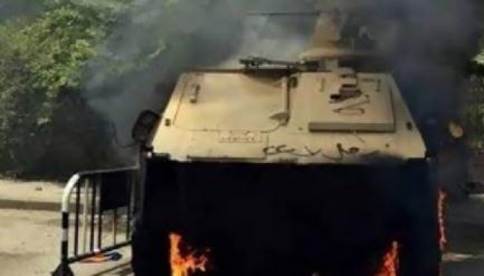 مصرع ضابط و3 جنود فى انفجار عبوة ناسفة برفح