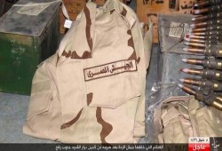 "ولاية سيناء" ينشر صور بها آليات جيش مدمرة تدمير كلي وما تحصل عليه من أدوات للجيش