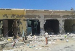 بالصور.. الانقلاب يقصف المسجد الوحيد بقرية أبو طويلة بالشيخ زويد