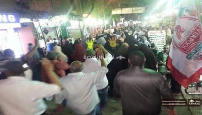 الجيزة: ثوار امبابة يتحدون الحصار الأمني بالتظاهر ضد الانقلاب ليلا