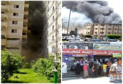 مصر تحترق : مصرع 15 في حريق هائل بمدينة العبور في القاهرة  وآخر في الهانوفيل بالإسكندرية