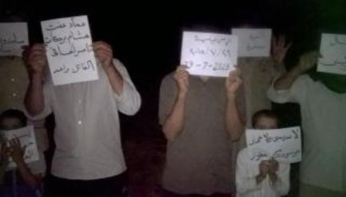 الإسماعيلية: وقفة ليلية لشباب ضد الإنقلاب رفضا للانقلاب العسكري