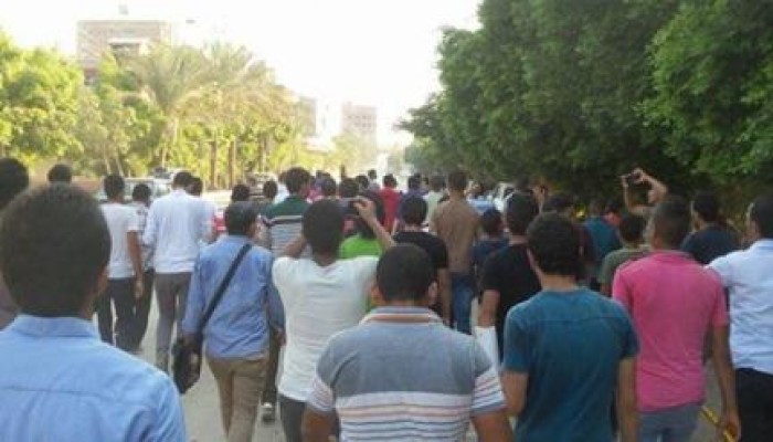 الشرقيه : مسيرة حاشدة لحركة رعد بالزقازيق رفضا" لحكم العسكر"