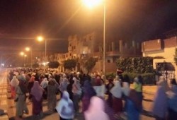 الشرقية: مسيرة ليلية للتحالف الوطنى لدعم الشرعية بالعاشر من رمضان