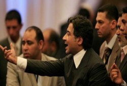 حفل تفريعة قناة السويس الجديدة برعاية عز ورفاقه في الوطني المنحل