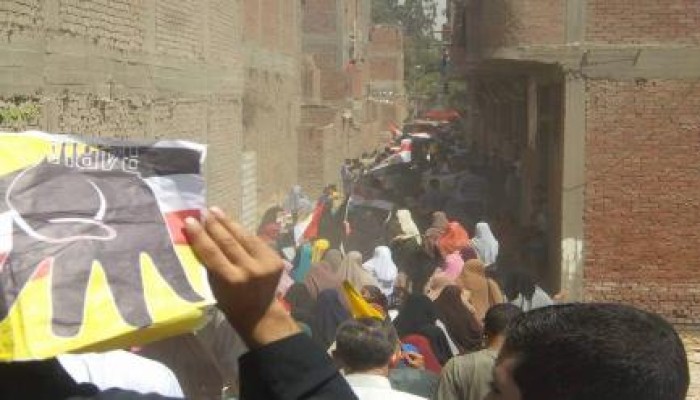 أهالي ‫‏الصف‬ يتحدون الانقلاب بمسيرة حاشدة