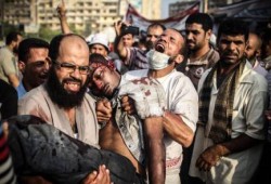 منتصر يدشن حملة الذكرى الثانية لمذبحة القرن تحت شعار "الأرض لا تشرب الدم"