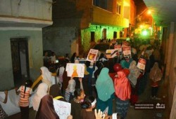 الجيزة: ثوار منشية رضوان ينتفضون ضد حرق رضيع فلسطين