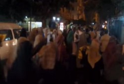 الإسكندرية: مسيرة ليلية بالرمل فى جمعة "لبيك يا أقصى"