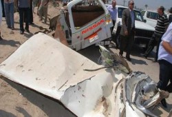 اصابة مستشار بالنيابة الادارية ومصرع زوجته في حادث تصادم ببني سويف
