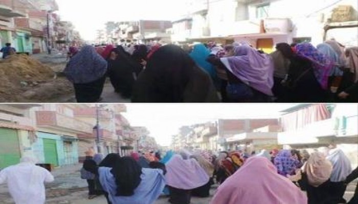 البحيرة  .. مسيرة  لثوار حوش عيسي في مستهل أسبوع "رابعة..الأرض لا تشرب الدم"