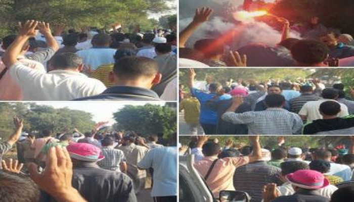 الشرقية: مسيرة حاشدة لثوار بلبيس بجمعة "رابعة.. الأرض لا تشرب الدم"