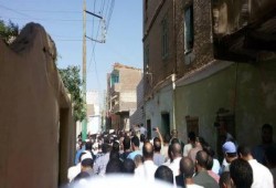 تشييع جثمان الشهيد الدكتور"عصام دربالة" بمسقط رأسه في المنيا