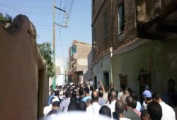 تشييع جثمان الشهيد الدكتور"عصام دربالة" بمسقط رأسه في المنيا