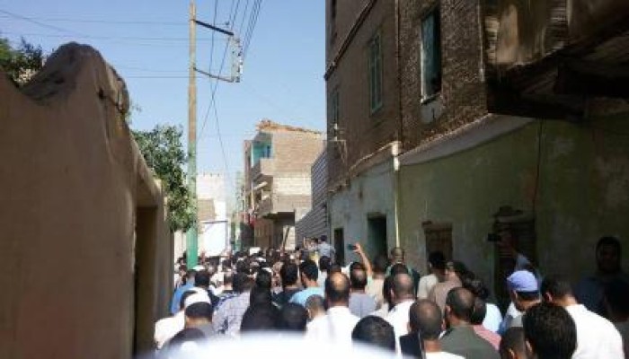 تشييع جثمان الشهيد الدكتور"عصام دربالة" بمسقط رأسه في المنيا